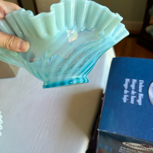 Vintage fenton blue optic swirl - Picture 4 of 5